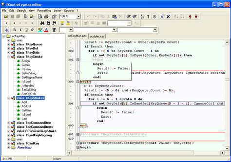 EControl Syntax Editor .